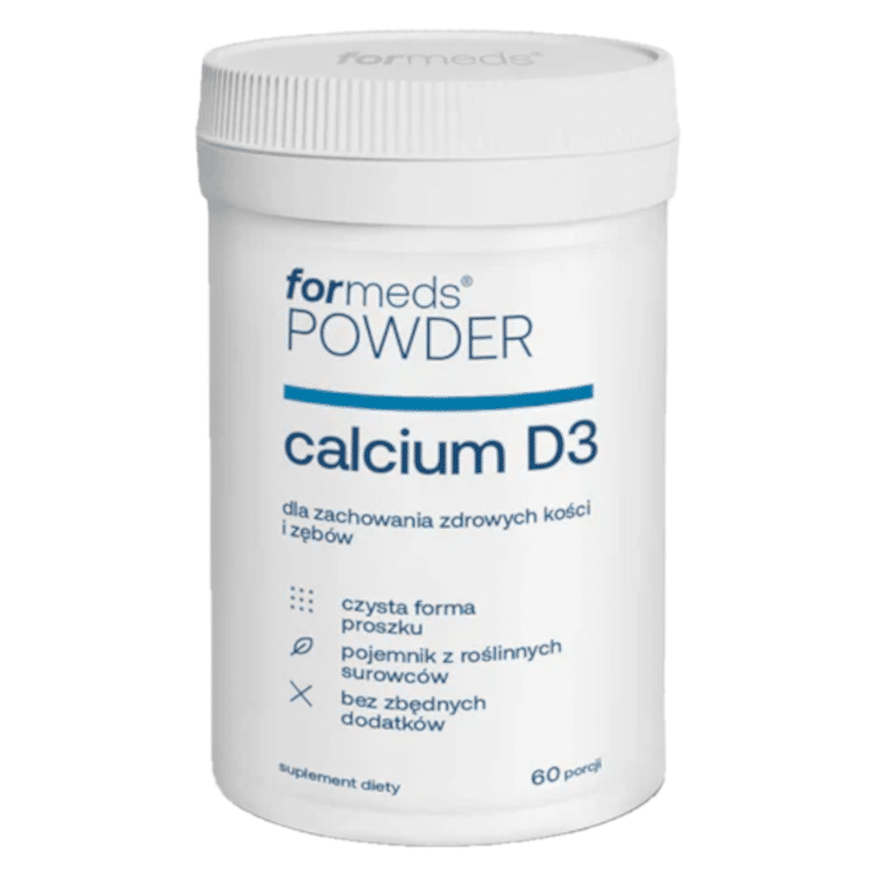 Powder calcium D3 Formeds - Utrzymanie zdrowych kości i zębów - 60 porcji