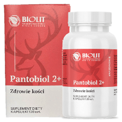 Pantobiol 2+ BIOLIT - Wapń dla zdrowych kości - 120 kapsułek