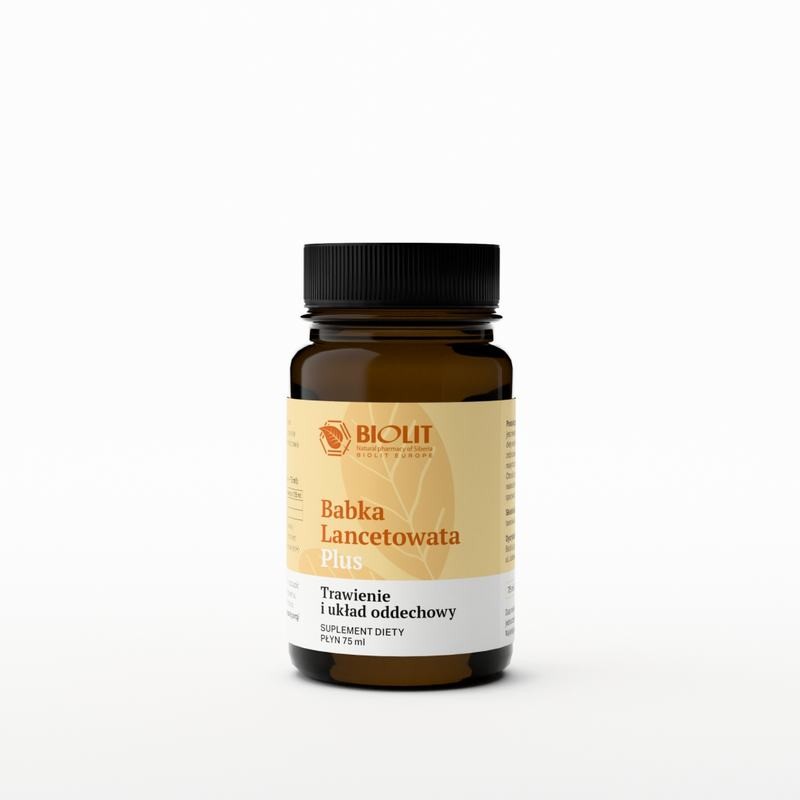 Babka lancetowata Plus BIOLIT - Na trawienie i układ oddechowy - 75 ml