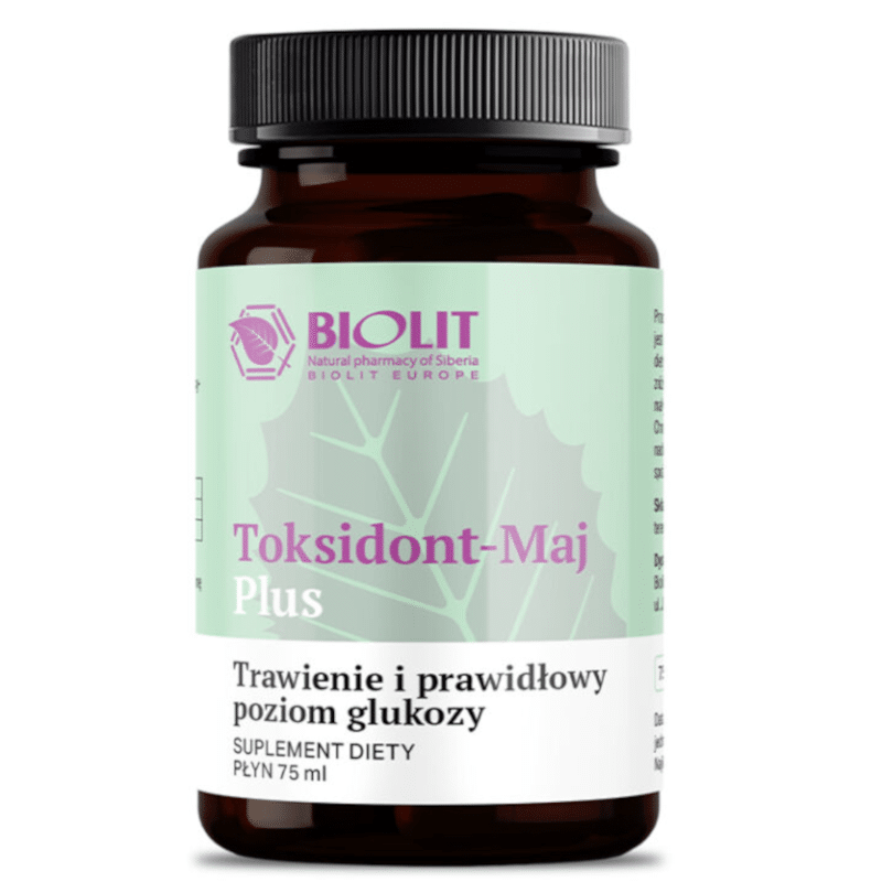 Toksidont Maj Plus BIOLIT - Trawienie i prawidłowy poziom glukozy - 75 ml