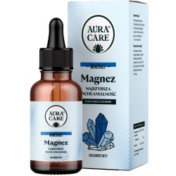 Magnez w kroplach Aura Care - Minerały o najlepszej przyswajalności - 50 ml