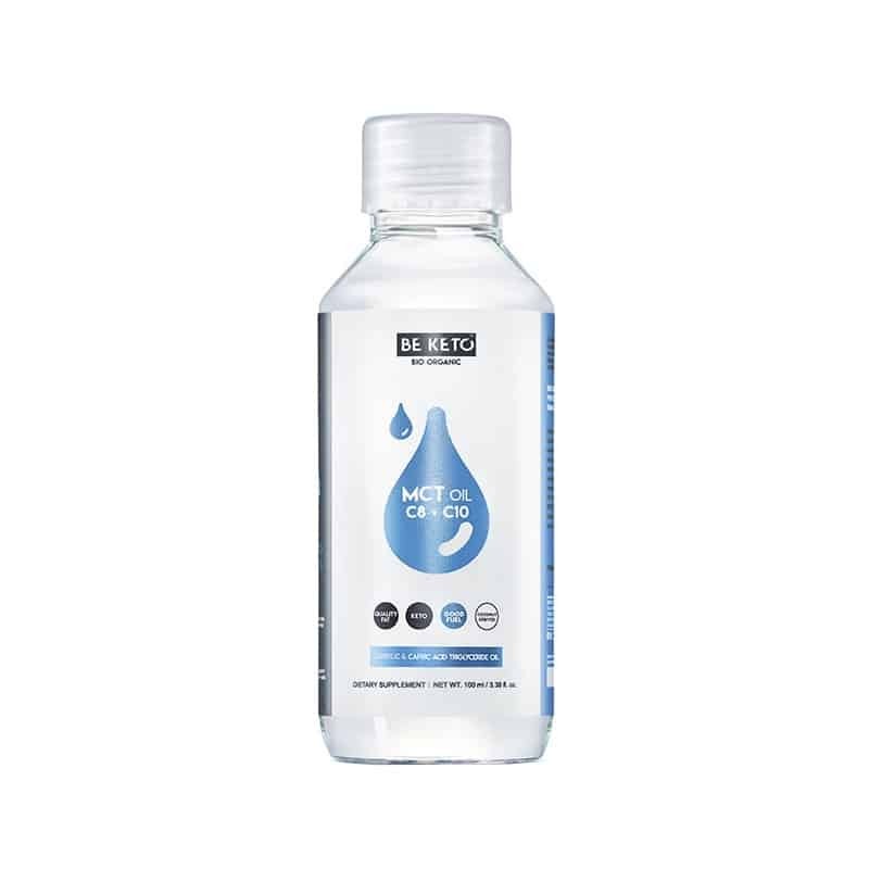 Olej MCT 100% C8 + C10 BeKeto - Dla osób na diecie ketogenicznej - 100, 500 lub 1000 ml