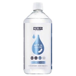 Olej MCT 100% C8 + C10 BeKeto - Dla osób na diecie ketogenicznej - 100, 500 lub 1000 ml