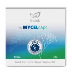 Finclub Fin Mycelcaps - Opatentowany związek AHCC z grzyba Shiitake - 80 kapsułek