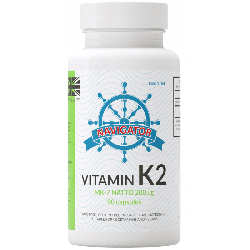 Witamina K2MK7 200µg Natto Navigator - Zdrowe kości, wsparcie układu naczyniowo - sercowego