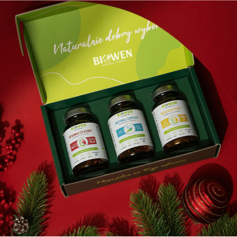 Zestaw dla Mamy Biowen - Koenzym Q10, Enzymax Complex oraz Omega 3