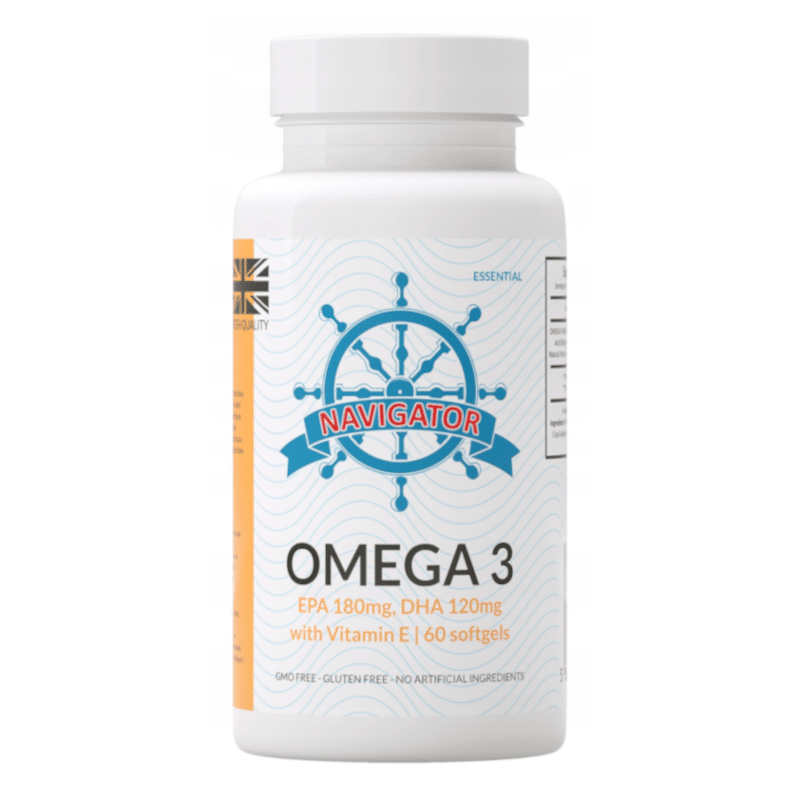 Omega 3 Navigator - Pomaga utrzymać prawidłowy poziom lipidów we krwi oraz wspiera funkcje mózgu