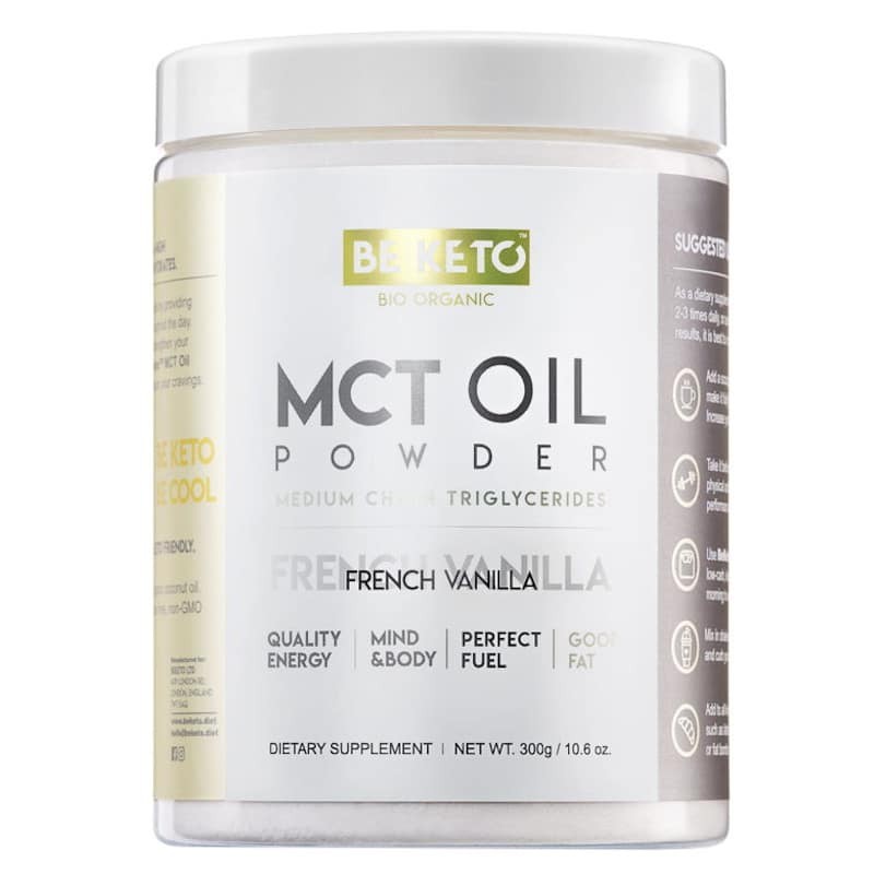 Olej MCT BeKeto w proszku 300 g - Różne smaki