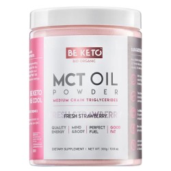 Olej MCT BeKeto w proszku 300 g - Różne smaki