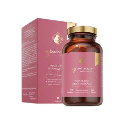 MyBestBeauty+ Wspiera kondycję włosów, skóry i paznokci MyBestPharm - 90 kapsułek