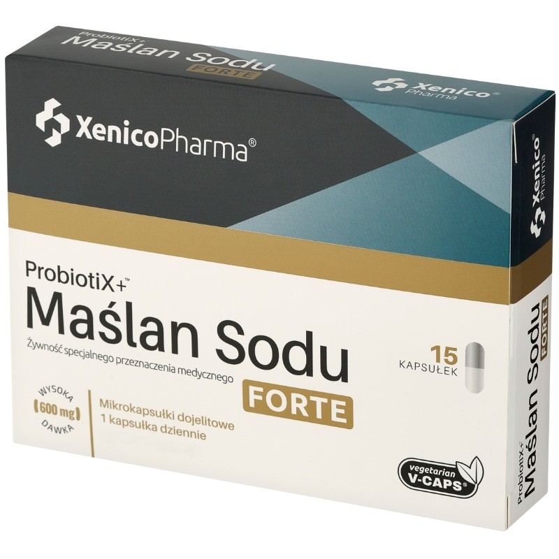ProbiotiX Maślan Sodu Forte - Wsparcie układu pokarmowego - 15/60 kapsułek
