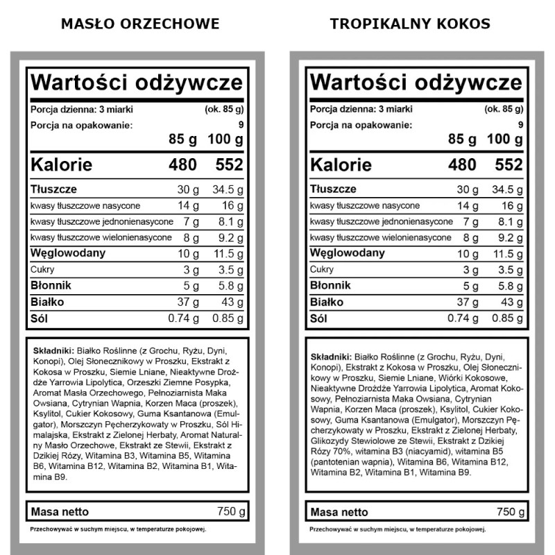 Keto Posiłek w 30 sekund BeKeto 750 g - Różne smaki