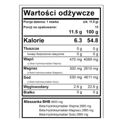 Ketony Egzogenne BeKeto w proszku 150 g - Różne smaki