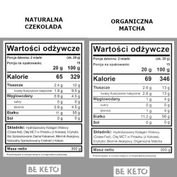 Kolagen z olejem MCT BeKeto w proszku 300 g - Różne smaki