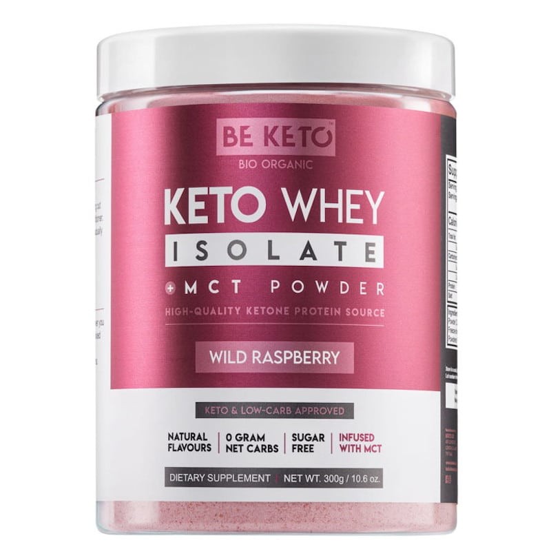 Keto Izolat Białka z olejem MCT BeKeto 300 g - Różne smaki
