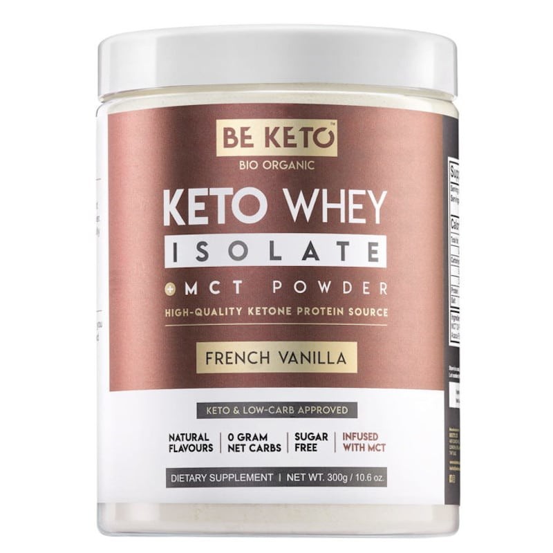 Keto Izolat Białka z olejem MCT BeKeto 300 g - Różne smaki