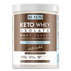 Keto Izolat Białka z olejem MCT BeKeto 300 g - Różne smaki