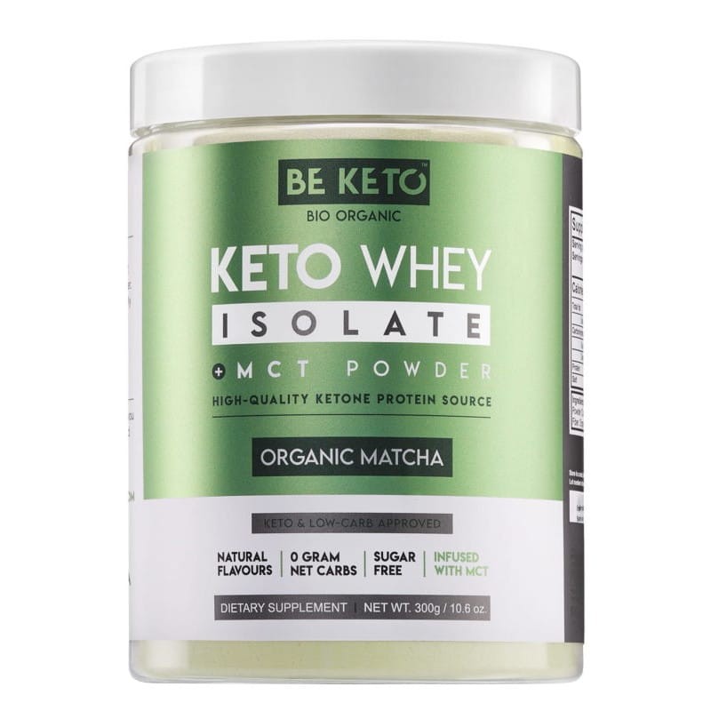 Keto Izolat Białka z olejem MCT BeKeto 300 g - Różne smaki