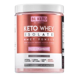 Keto Izolat Białka z olejem MCT BeKeto 300 g - Różne smaki