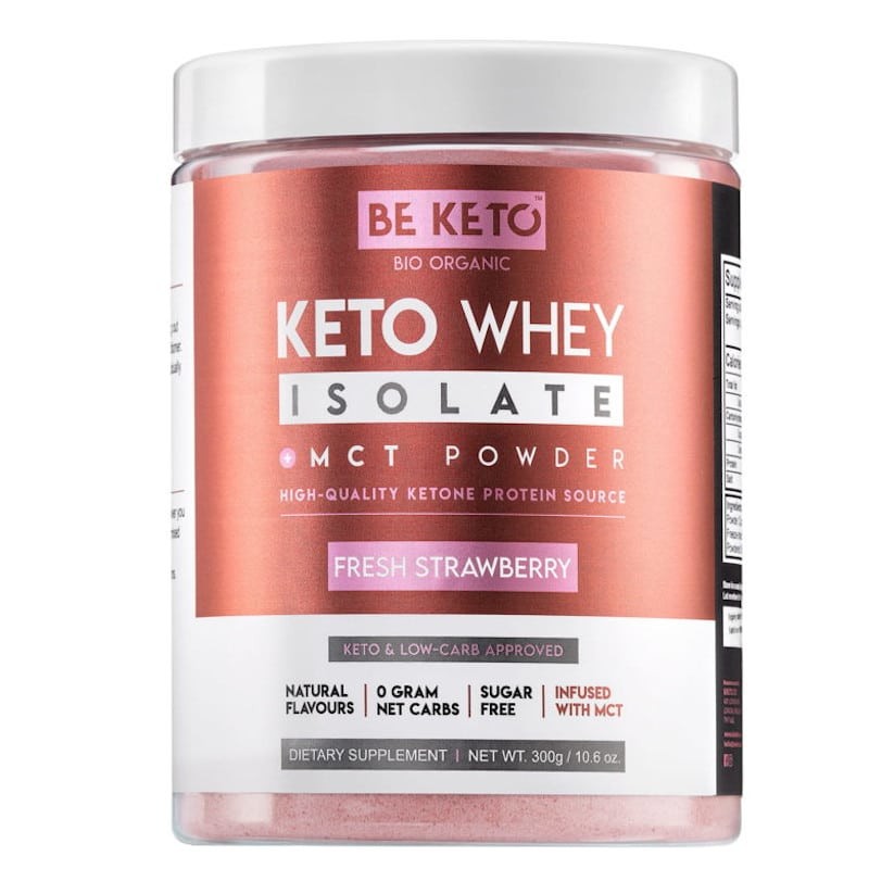 Keto Izolat Białka z olejem MCT BeKeto 300 g - Różne smaki
