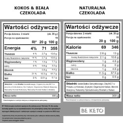 Keto Izolat Białka z olejem MCT BeKeto 300 g - Różne smaki