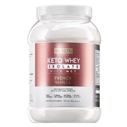 Keto Izolat Białka z olejem MCT BeKeto 800 g - 3 pyszne smaki