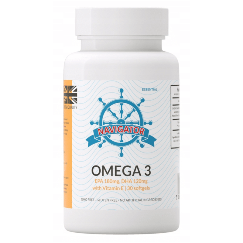Omega 3 Navigator - Pomaga utrzymać prawidłowy poziom lipidów we krwi oraz wspiera funkcje mózgu