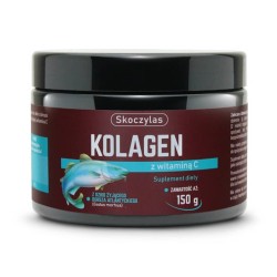 Kolagen z dorsza atlantyckiego z witaminą C w proszku Skoczylas - 150 g