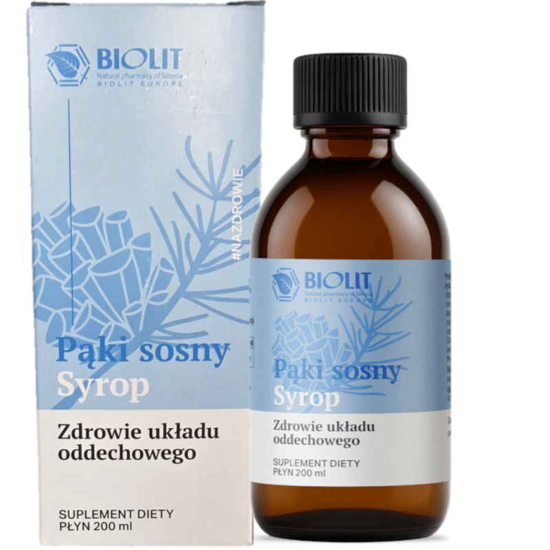 Syrop z pąków sosny BIOLIT - Wspiera zdrowie układu oddechowego - 200 ml