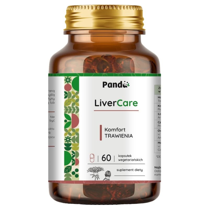 Panda LiverCare - Kompozycja ziół wspierająca trawienie - 60 kapsułek