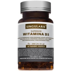 Witamina D3 2000 Singularis - Odporność, zdrowe kości, zęby i mięśnie 60/120 kaps