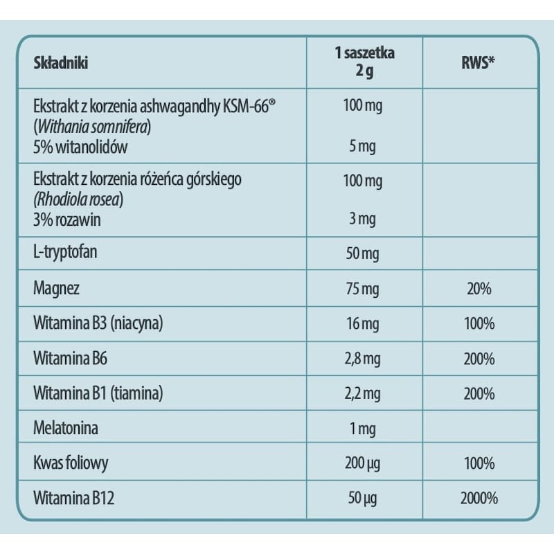 Nutrizen AD#1 Na lepszy sen i witalność - 30 saszetek
