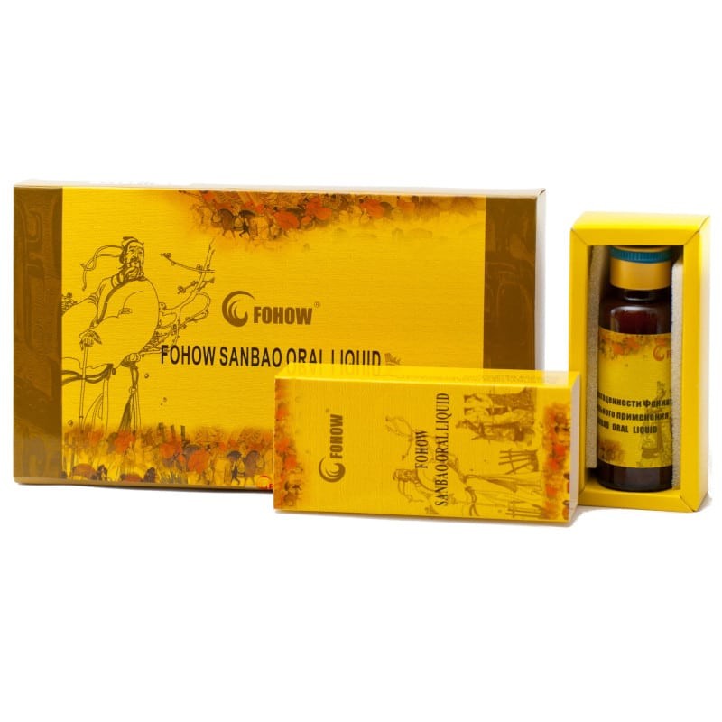 Fohow Sanbao Oral Liquid - Eliksir Trzy Klejnoty Feniks 4 x 30 ml