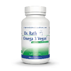 Dr. Rath Omega 3 Wegan - Wegetariańskie źródło Omega 3 z alg morskich - 60 kapsułek