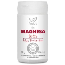 Magnesatabs Finclub - Źródło magnezu i witamin z grupy B - 100 tabletek