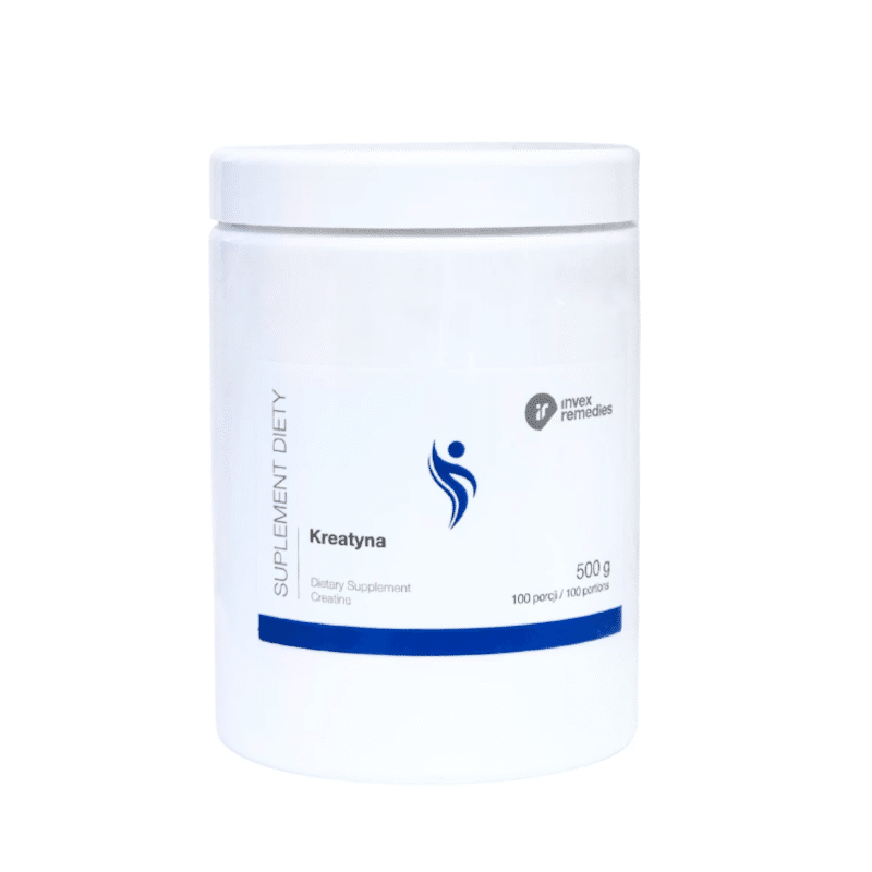 Invex Remedies Kreatyna - Dla zwiększenia wydolności i siły mięśniowej - 500 gram