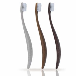 Zestaw szczoteczek do zębów Promis TRIO z bioplastiku - 3 sztuki