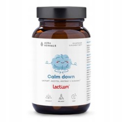 Aura Herbals Calm Down Lactium - Naturalne wsparcie w stresie i napięciu - 60 kapsułek
