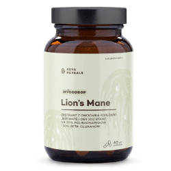 Aura Herbals Mycodrop Lion's Mane - na koncentrację i odporność - 60 kapsułek
