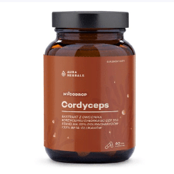 Aura Herbals Mycodrop Cordyceps - wsparcie energii i koncentracji - 60 kapsułek