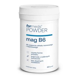 Formeds Powder mag B6 - wsparcie układu nerwowego, mięśni i energii - 60 porcji