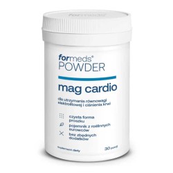 Formeds Powder mag cardio - utrzymanie równowagi elektrolitowej i ciśnienia krwi - 30 porcji