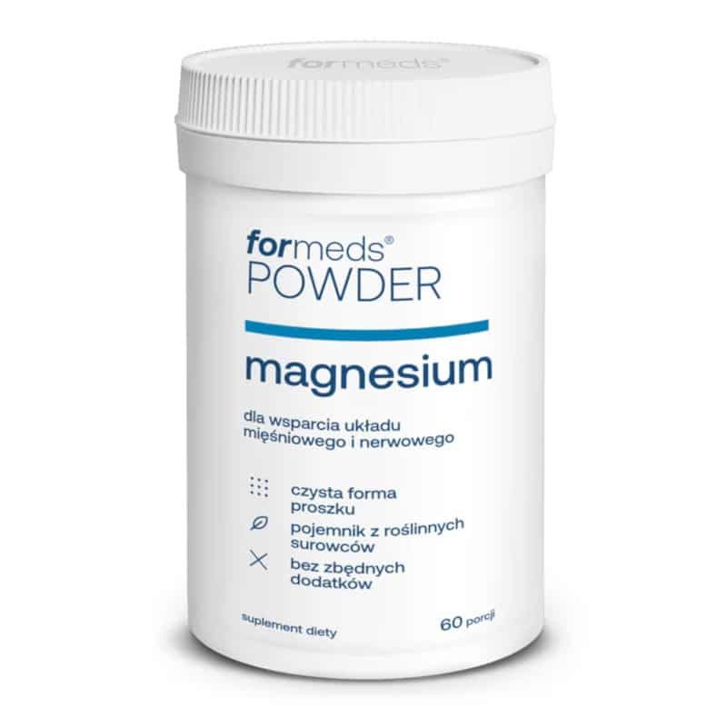 Formeds Powder Magnesium - wsparcie układu nerwowego i mięśniowego - 60 porcji