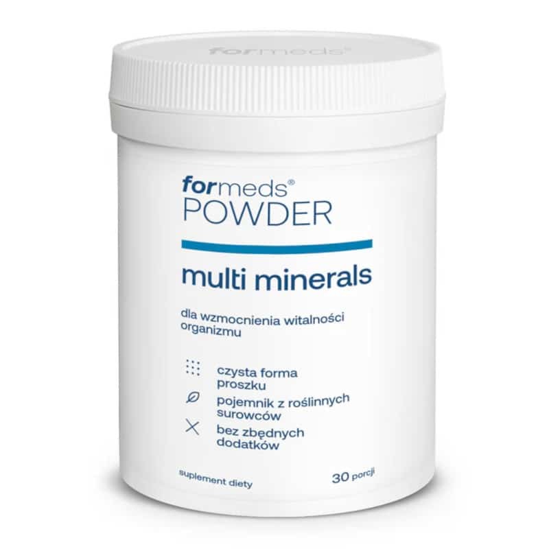 Formeds Powder multi minerals - wzmocnienie witalności organizmu - 30 porcji