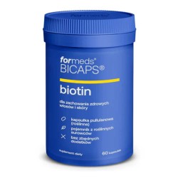 Formeds Bicaps biotin - dla zdrowych włosów, skóry i paznokci - 60 kapsułek
