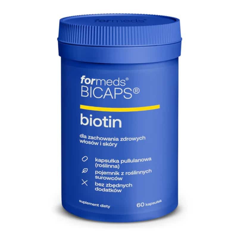 Formeds Bicaps biotin - dla zdrowych włosów, skóry i paznokci - 60 kapsułek