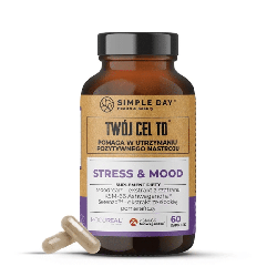 Twój Cel To Stress & Mood - Kompleksowe wsparcie dla równowagi psychicznej i odporności na stres - 60 kapsułek