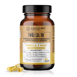 Twój Cel To Omega 3 Max - Wsparcie dla mózgu, serca i codziennej witalności - 60 kapsułek