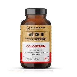 Colostrum Twój Cel To - Kolostrum 200 mg dla regeneracji organizmu i ogólnej poprawy kondycji zdrowotnej - 60 kapsułek