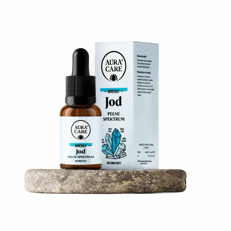 Aura Care Jod w kroplach - wsparcie tarczycy i energii organizmu - 15 ml
